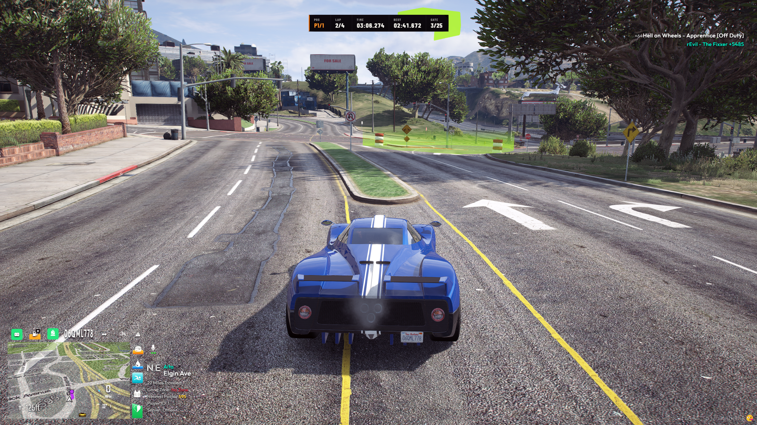 GS Racing gameplay