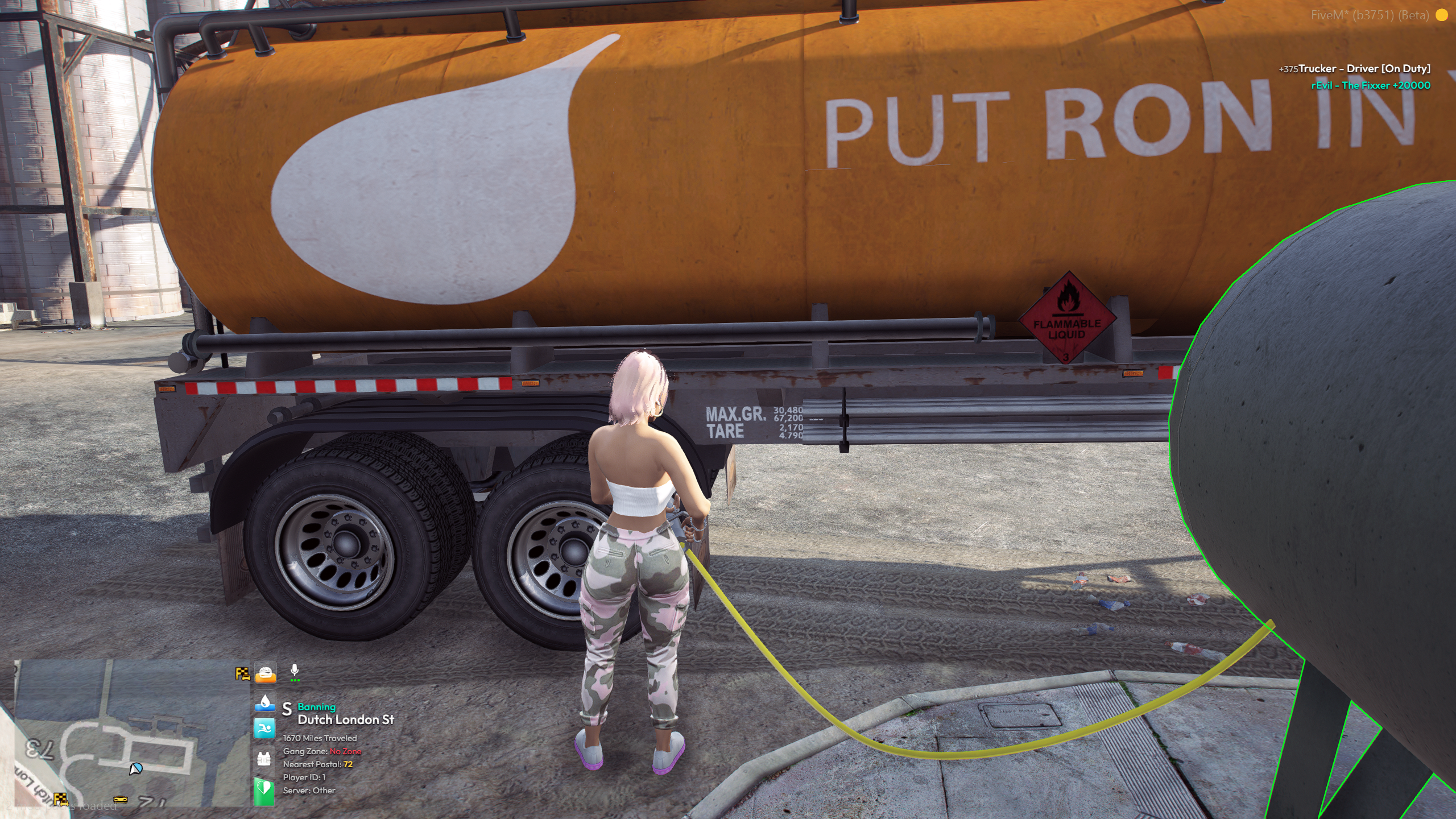 Fuel shipment