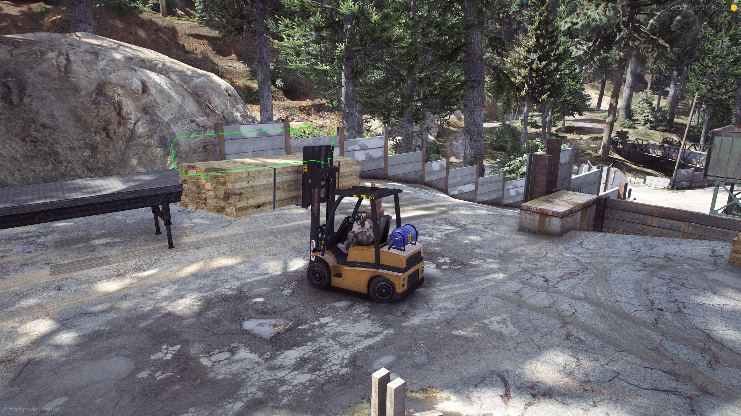 Lumber shipment